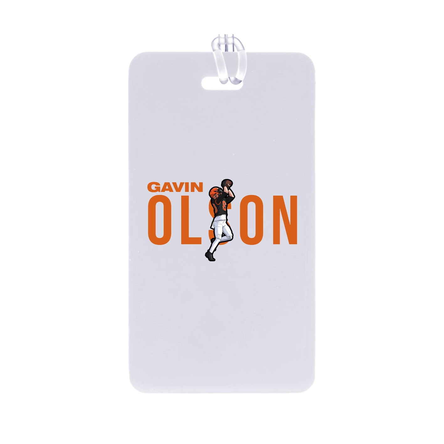 Bag Tag — Player Name in Classic