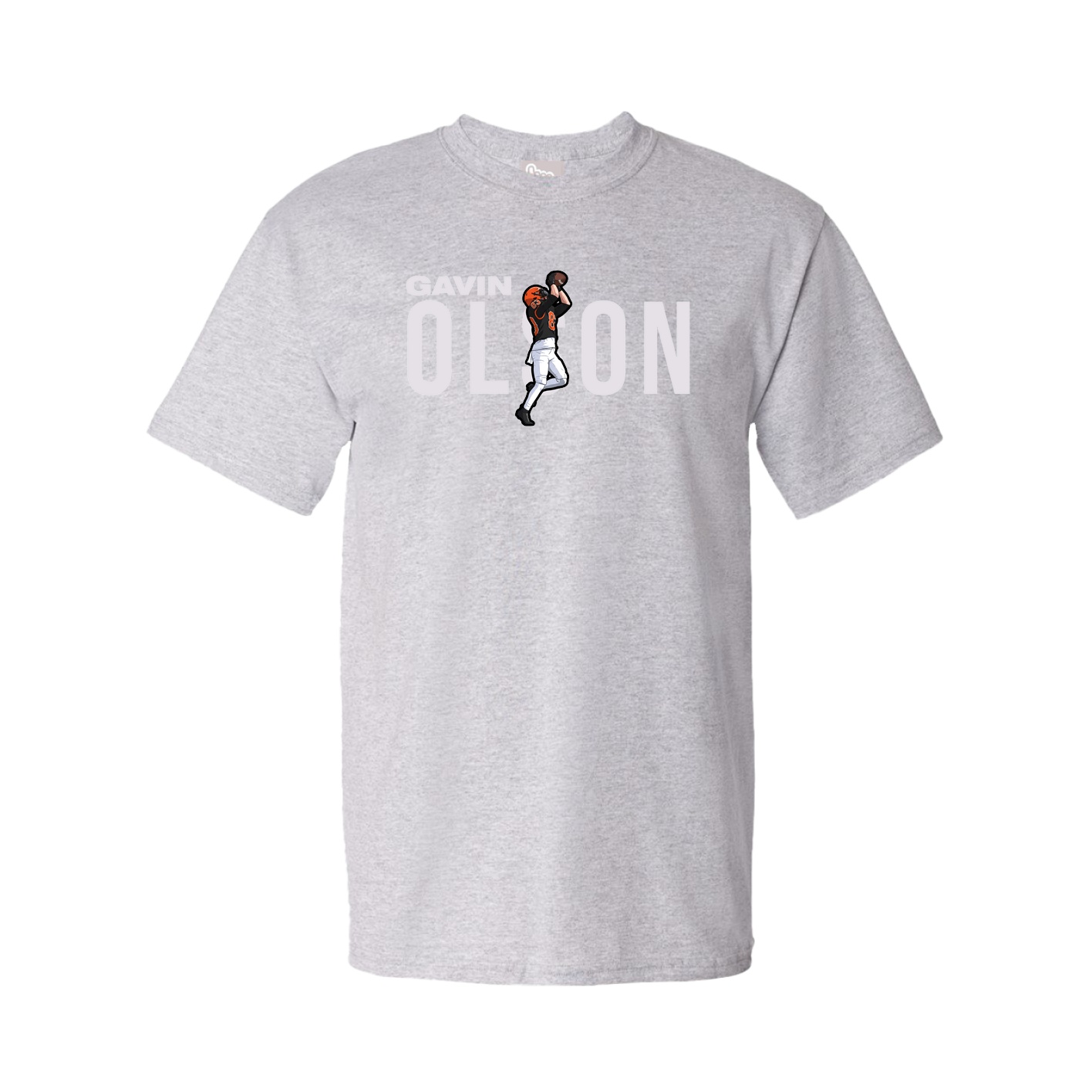 Youth Tee — Player Name in Grey