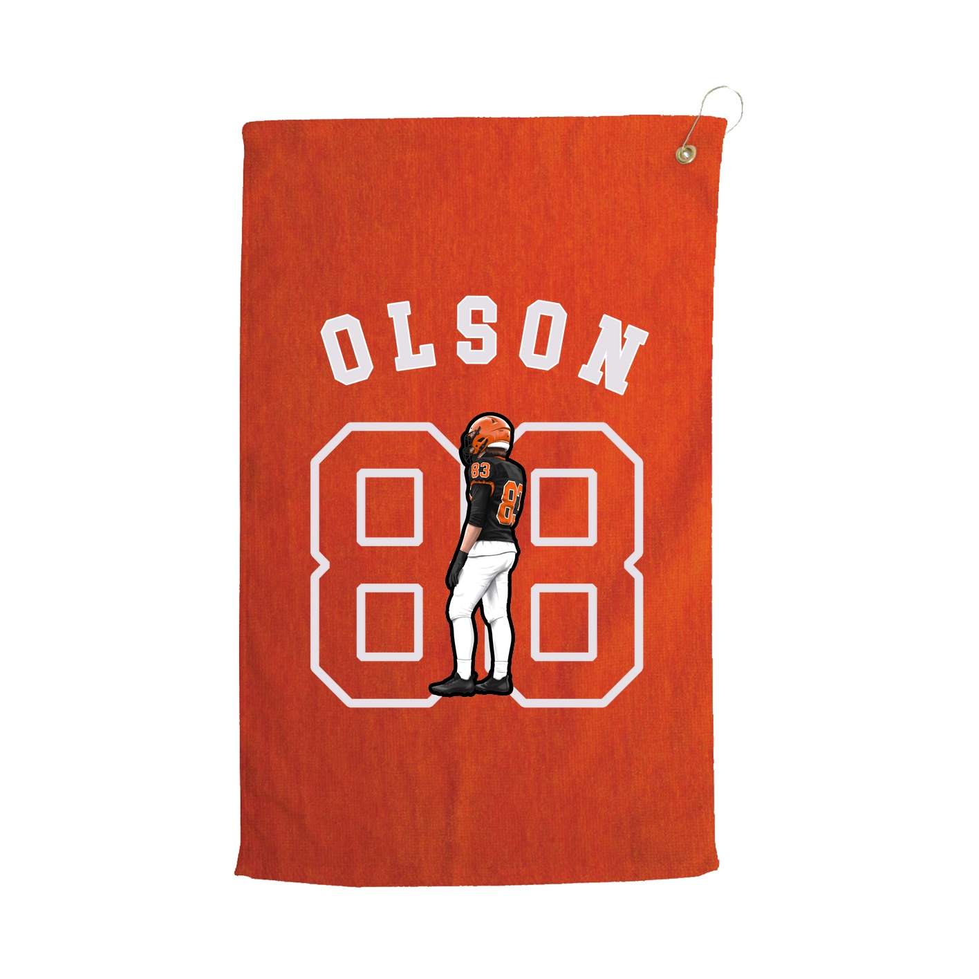 Golf Towel — Shirsey Arch in Orange