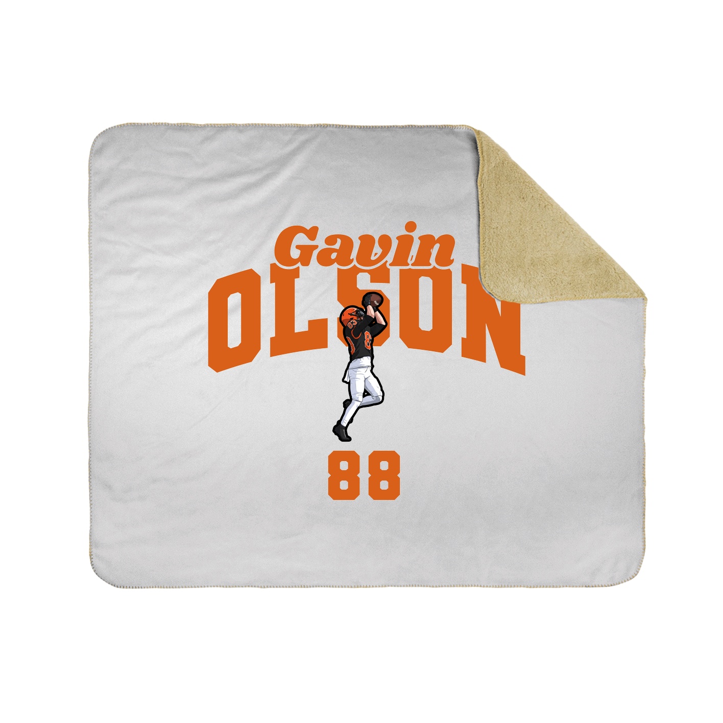 Throw Blanket — Signature Arch in White