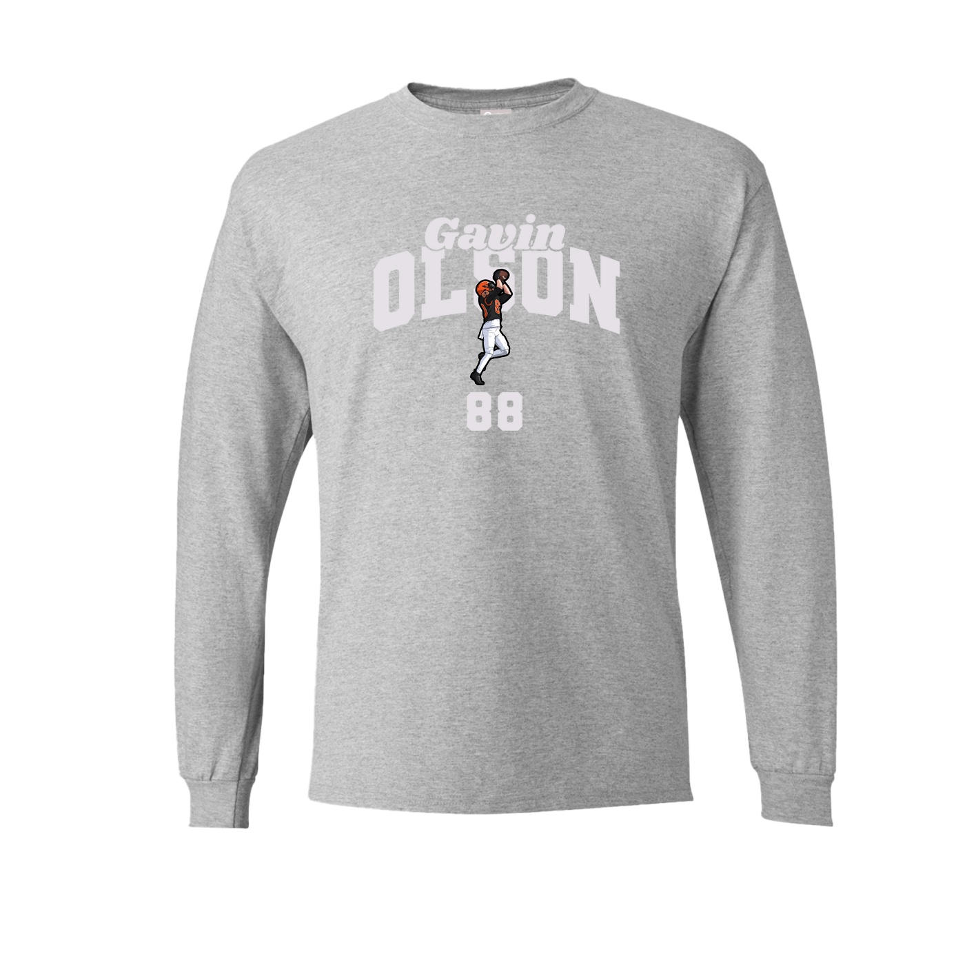 Long Sleeve Tee — Signature Arch in Grey