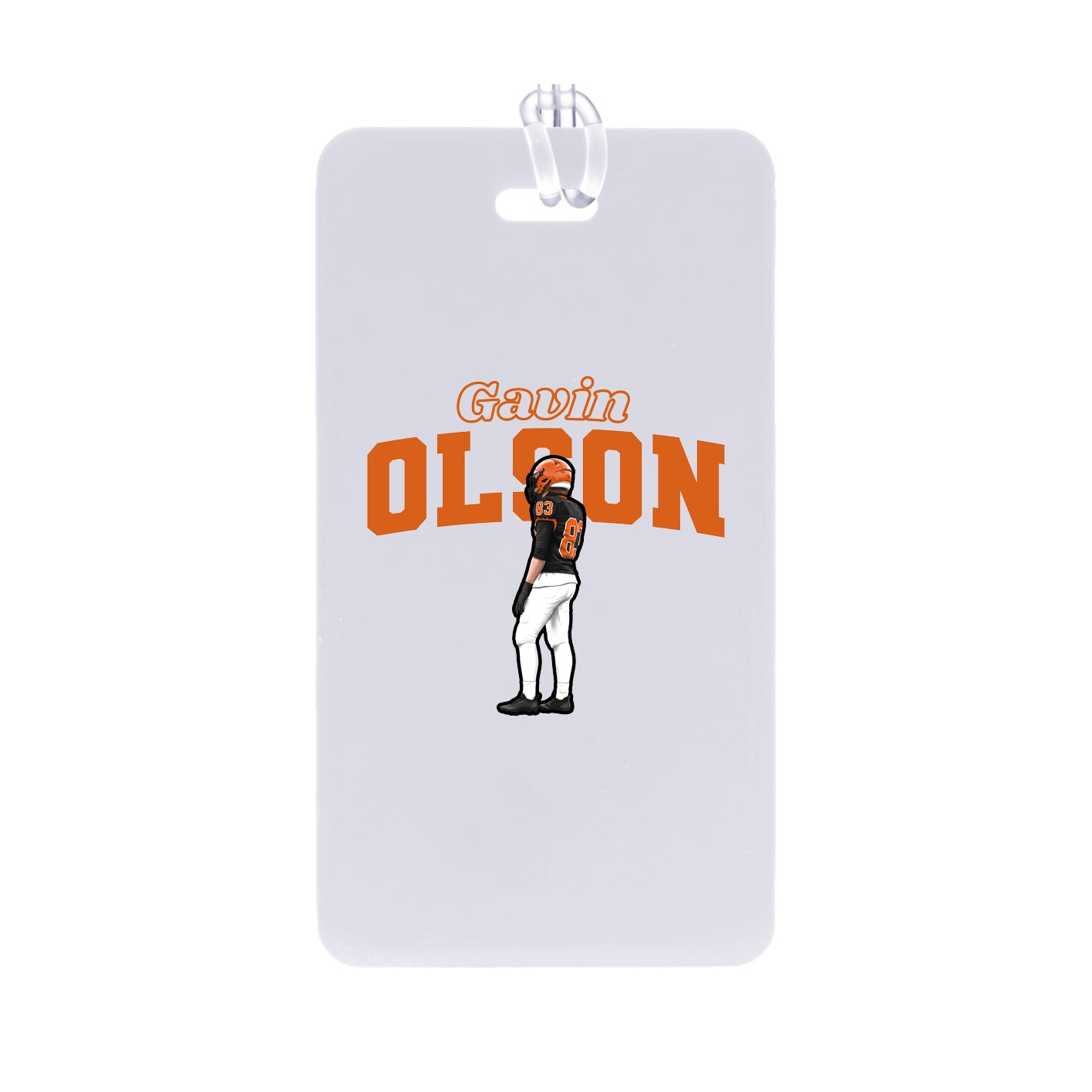 Bag Tag — Name Arch in Classic