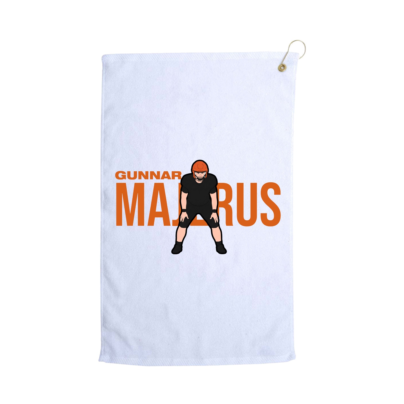 Golf Towel — Player Name in White