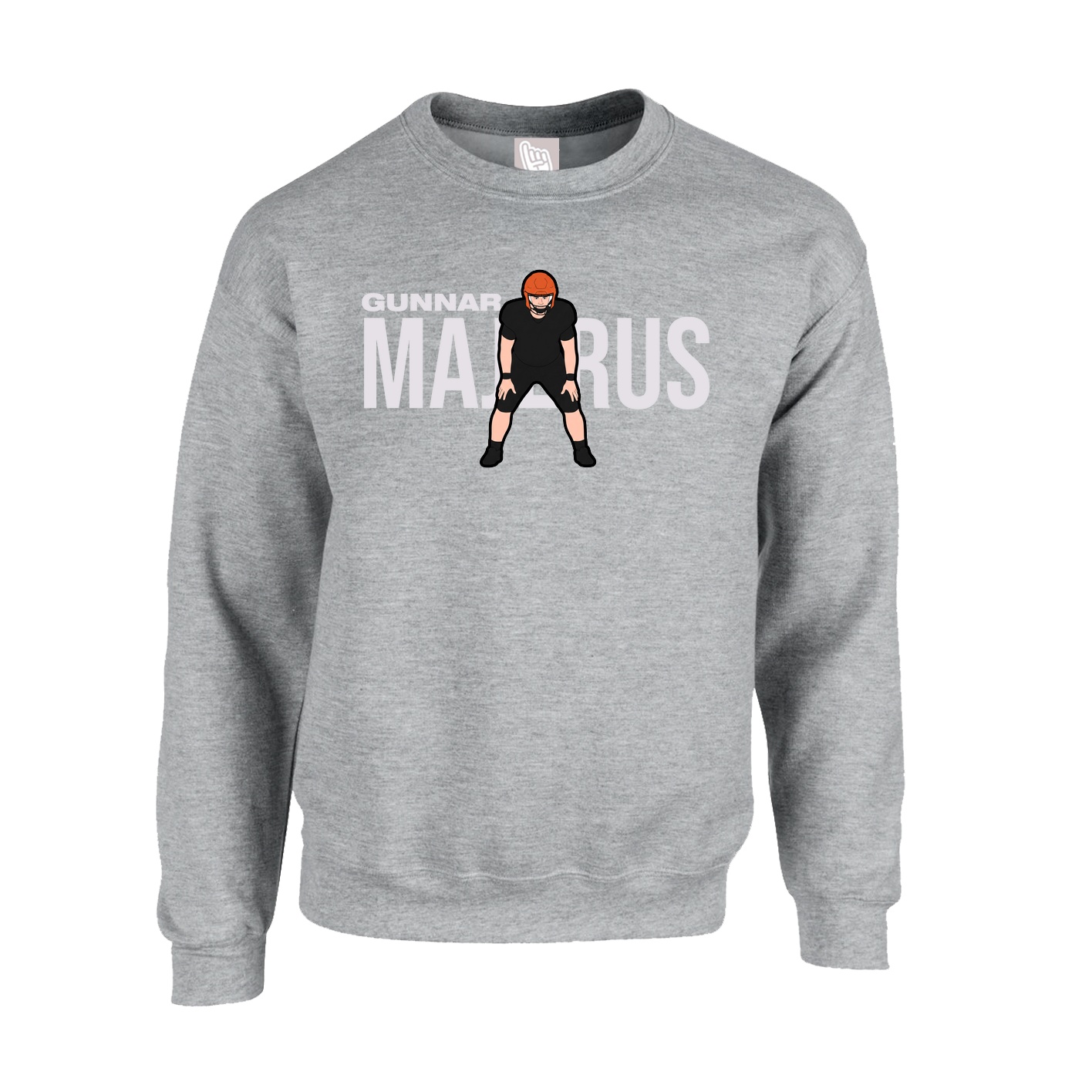 Fleece Crew — Player Name in Grey