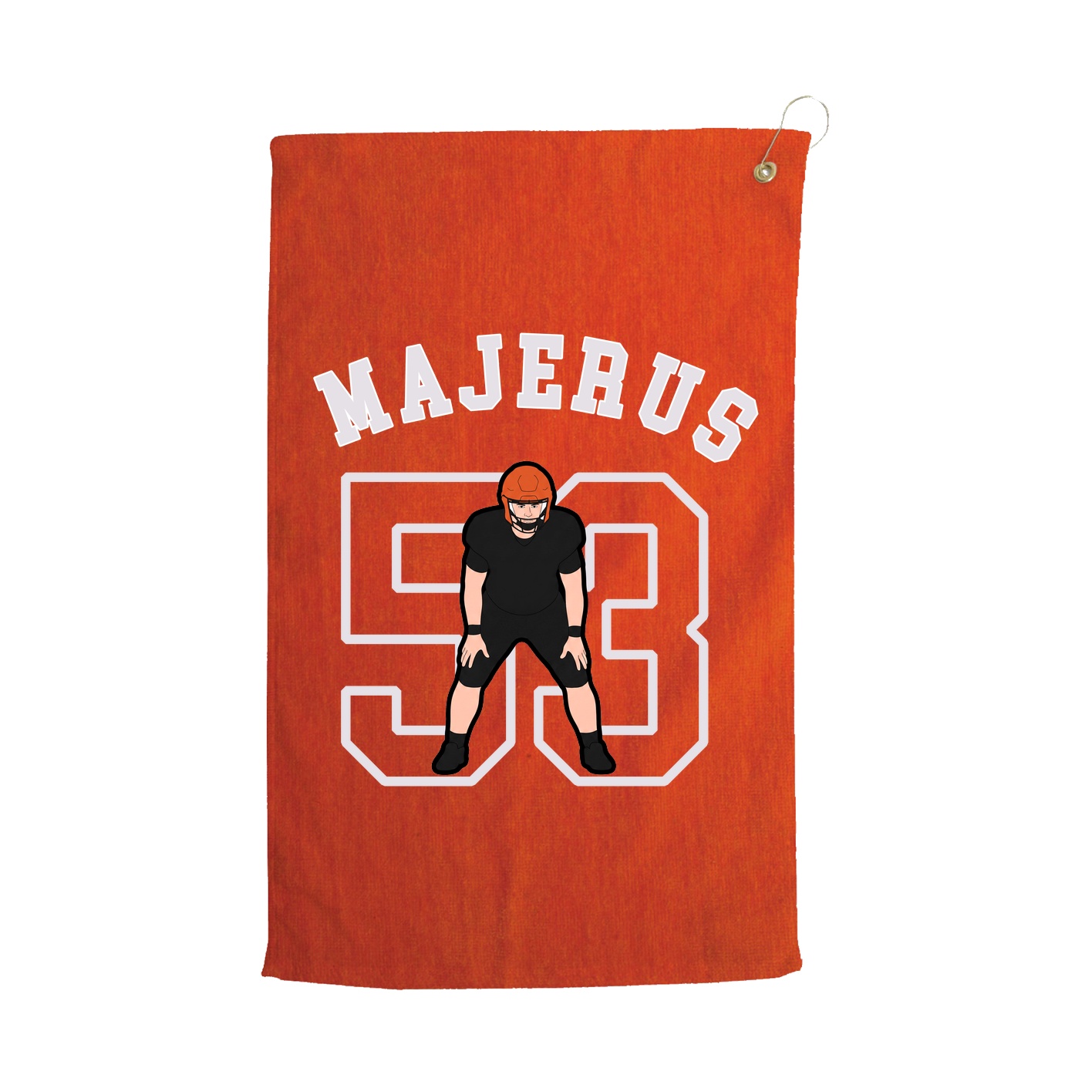 Golf Towel — Shirsey Arch in Orange