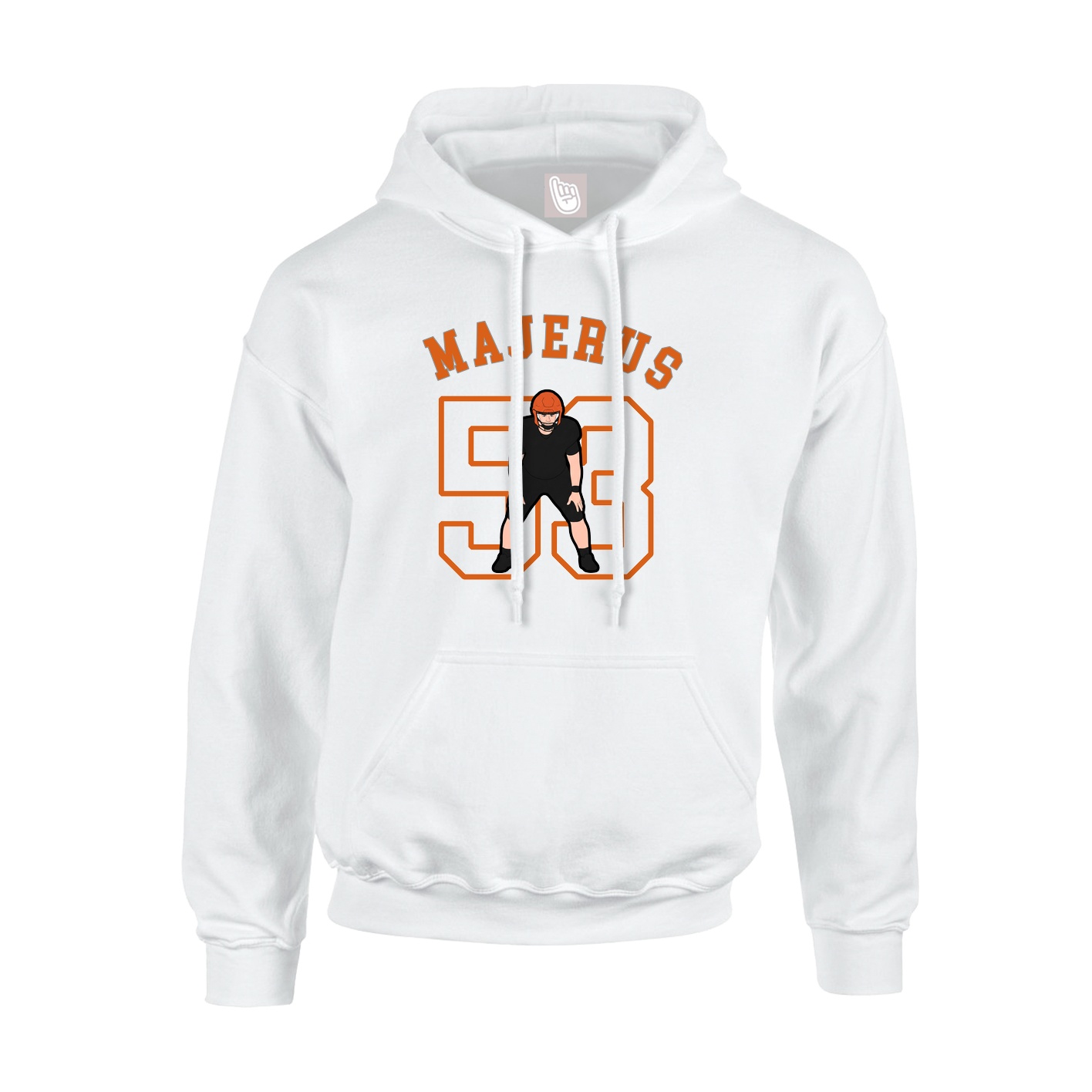 Hoodie — Shirsey Arch in White