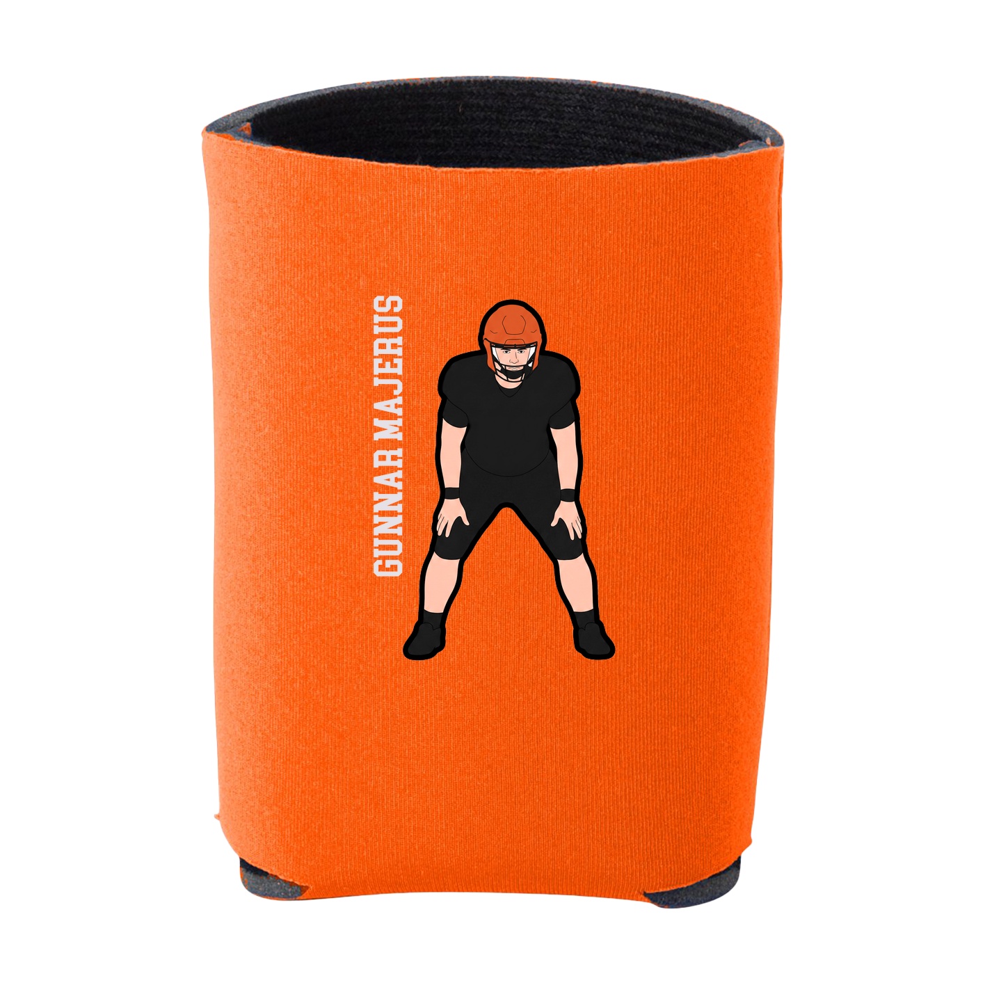 Can Holder — Name Vertical in Orange