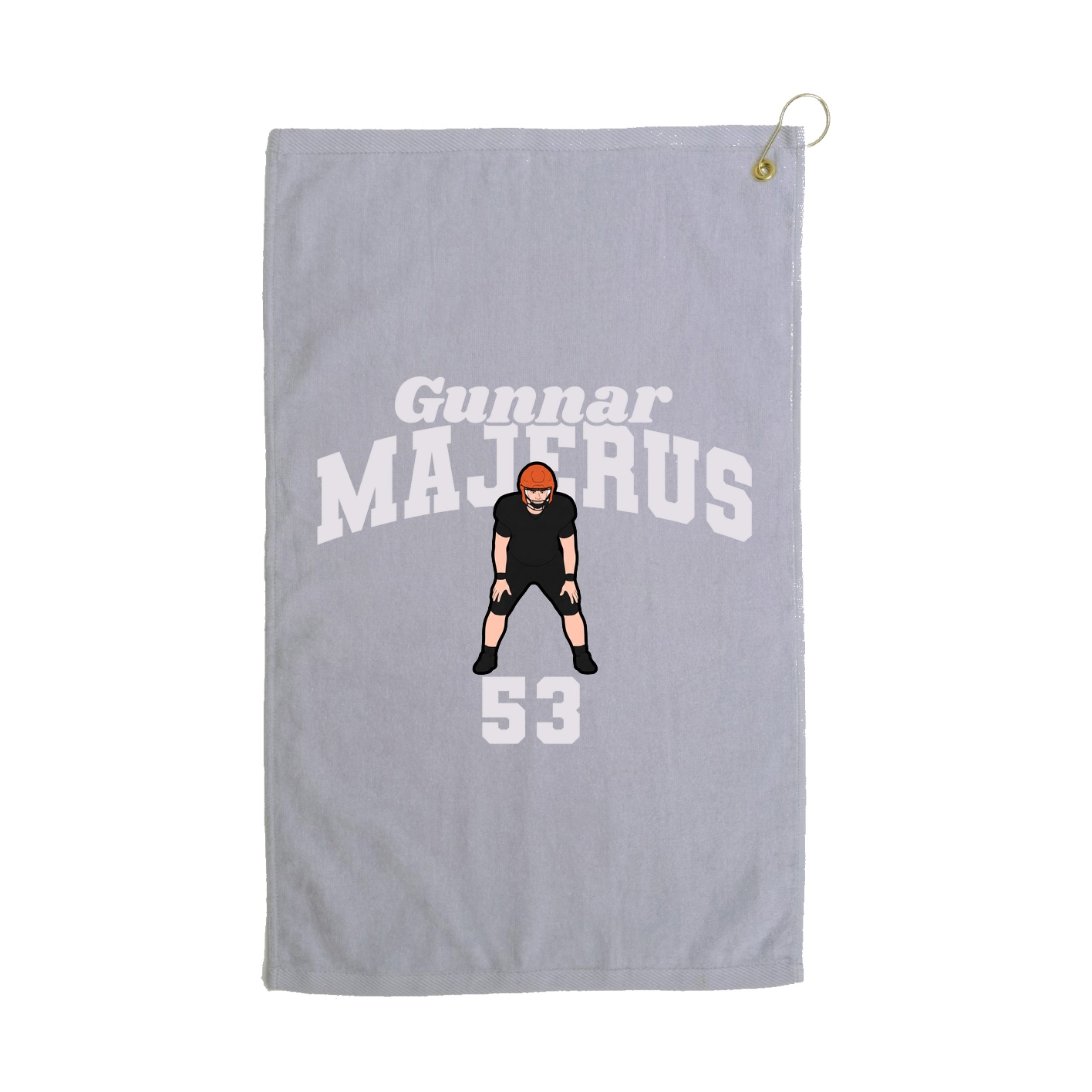 Golf Towel — Signature Arch in Grey