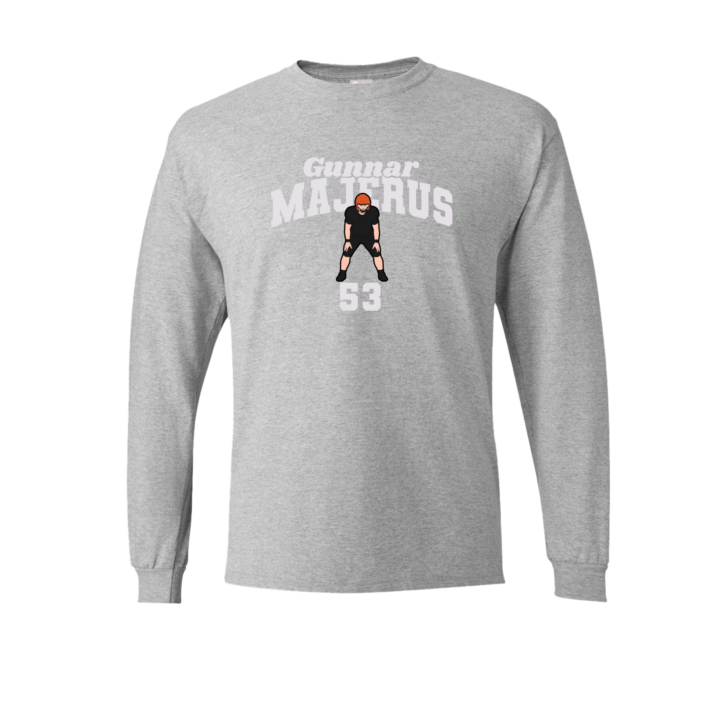 Long Sleeve Tee — Signature Arch in Grey