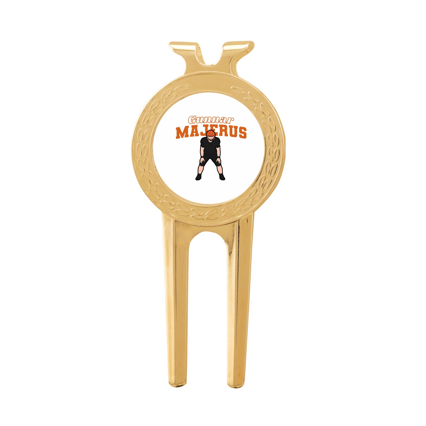 Divot Tool with Ball Marker — Name Arch in Classic