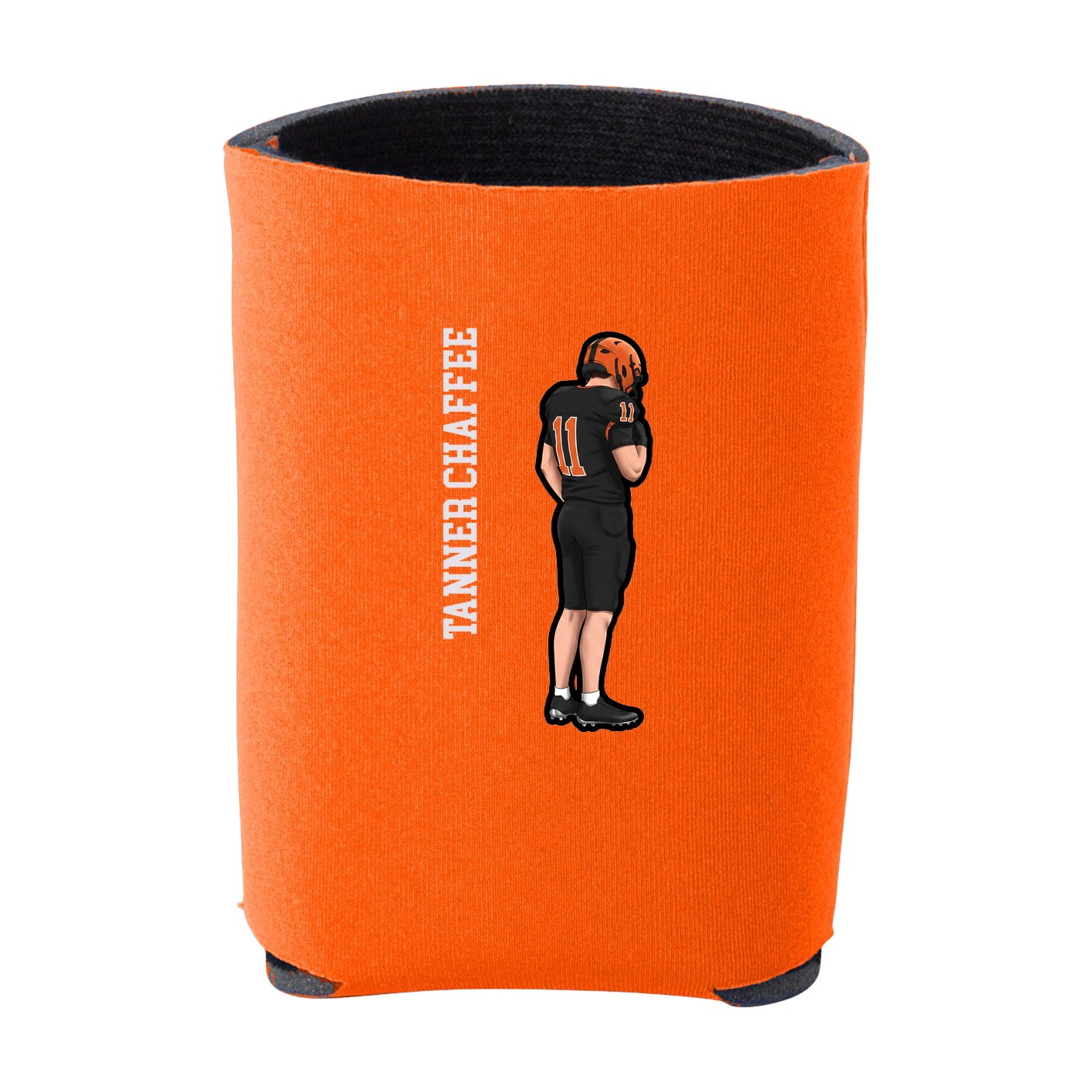Can Holder — Name Vertical in Orange