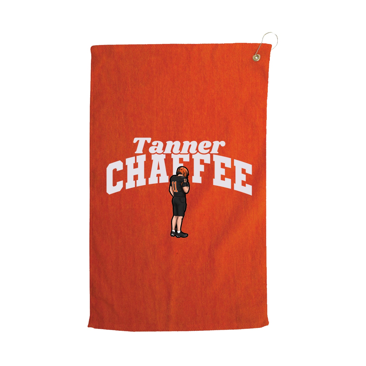 Golf Towel — Signature Arch in Orange