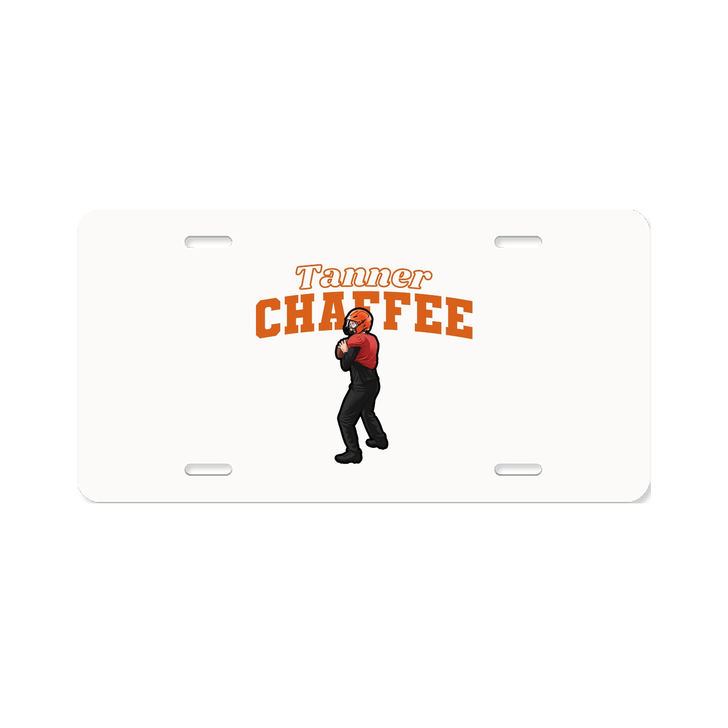 License Plate — Name Arch in Classic
