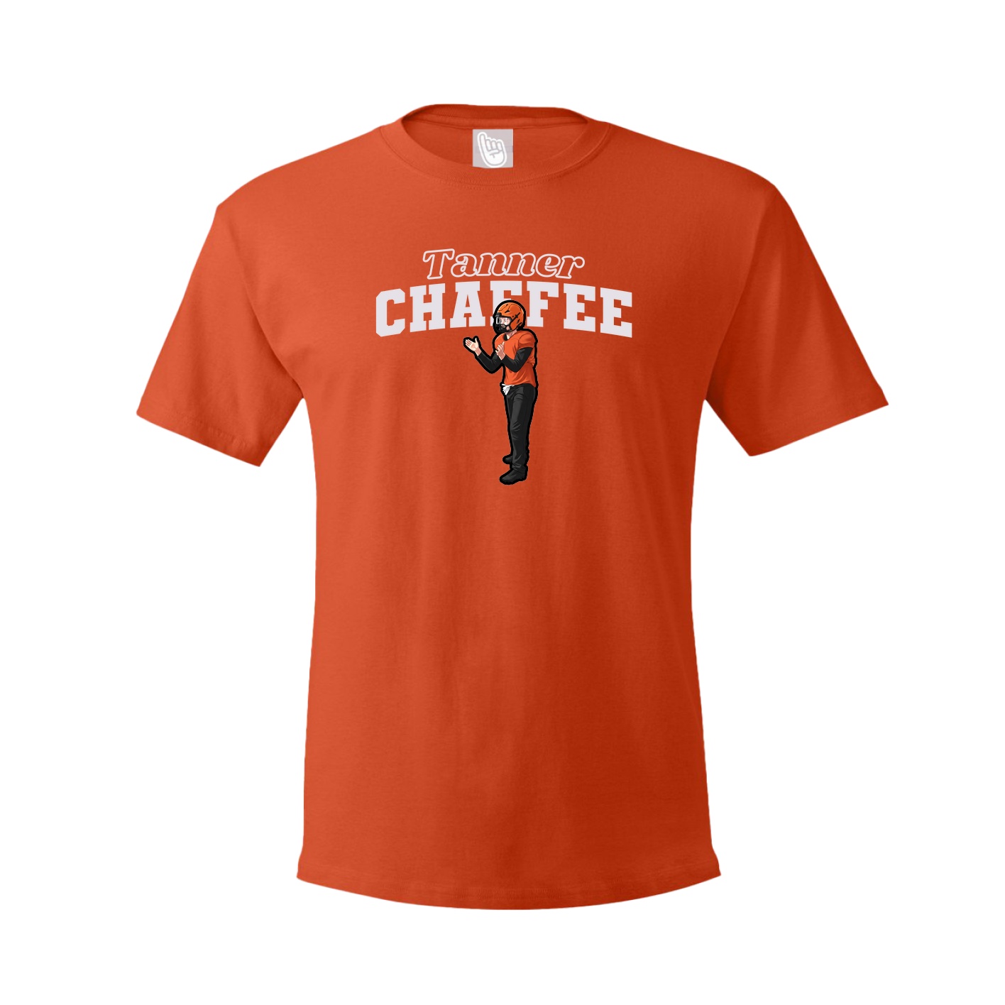 Tee — Name Arch in Orange