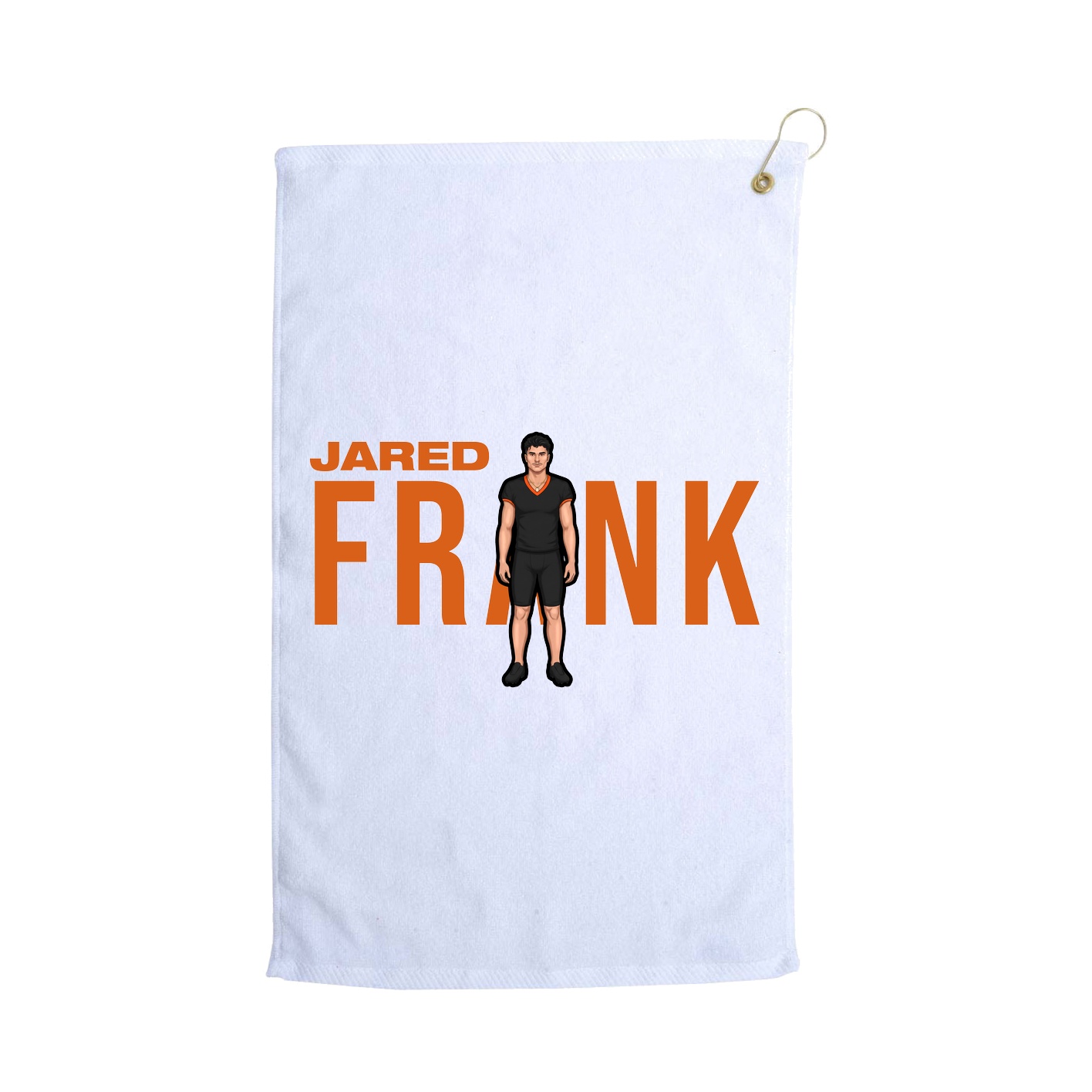 Golf Towel — Player Name in White