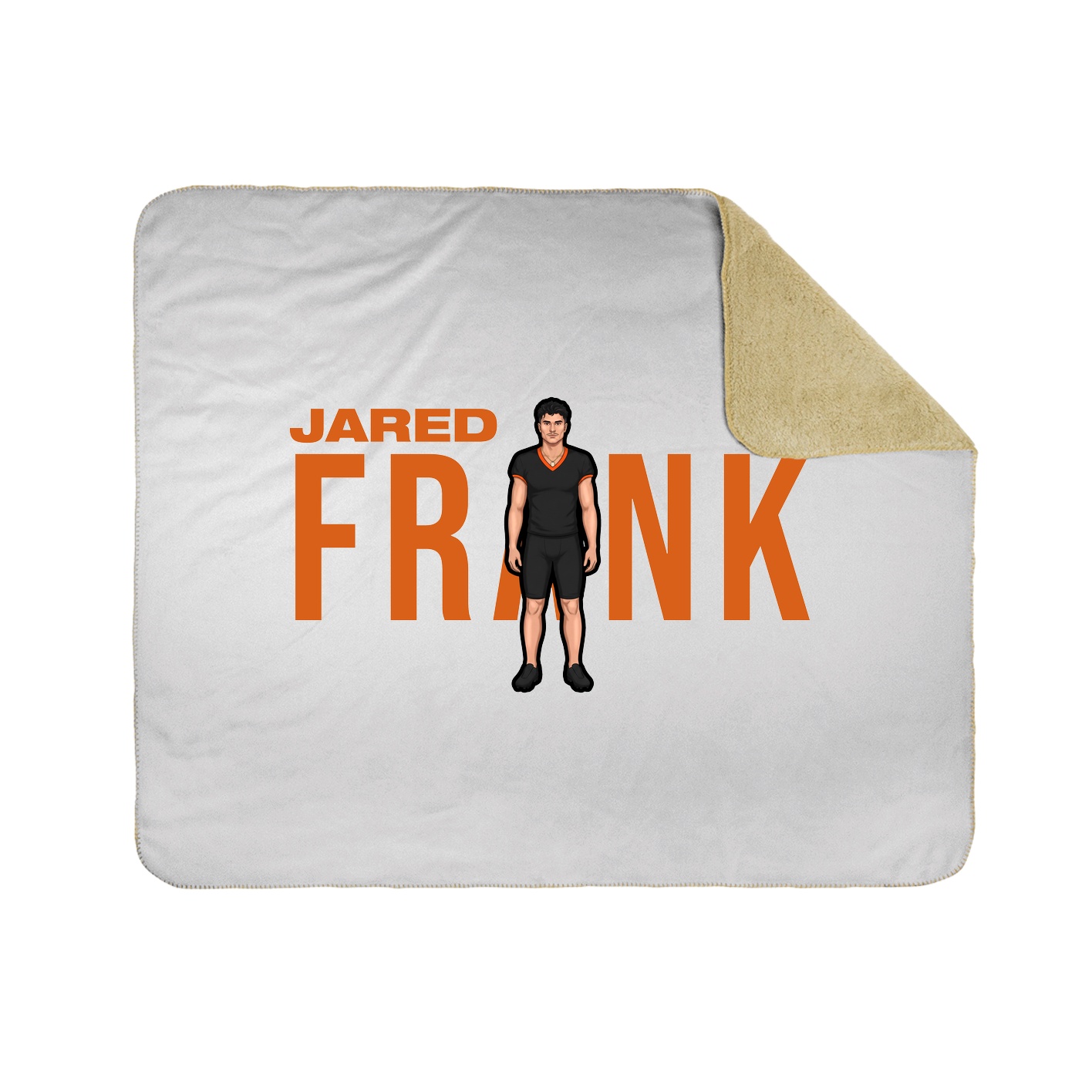 Throw Blanket — Player Name in White