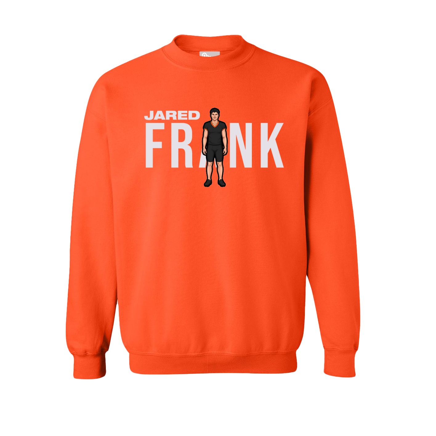 Fleece Crew — Player Name in Orange