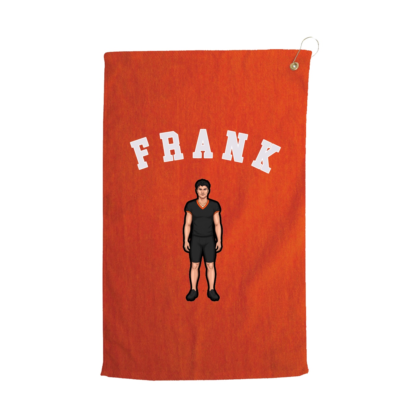 Golf Towel — Shirsey Arch in Orange