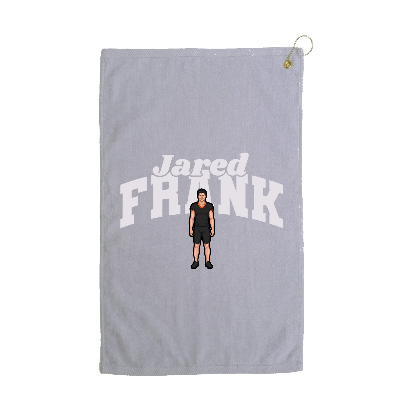 Golf Towel — Signature Arch in Grey