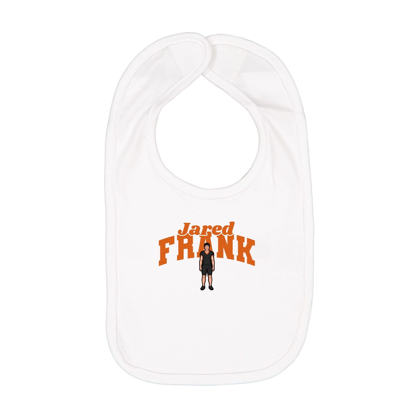 Infant Bib — Signature Arch in White