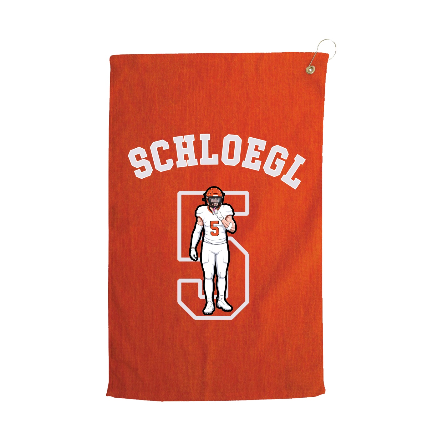 Golf Towel — Shirsey Arch in Orange