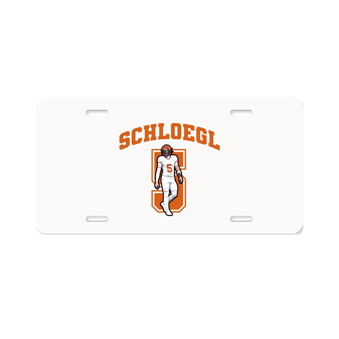 License Plate — Number in Classic