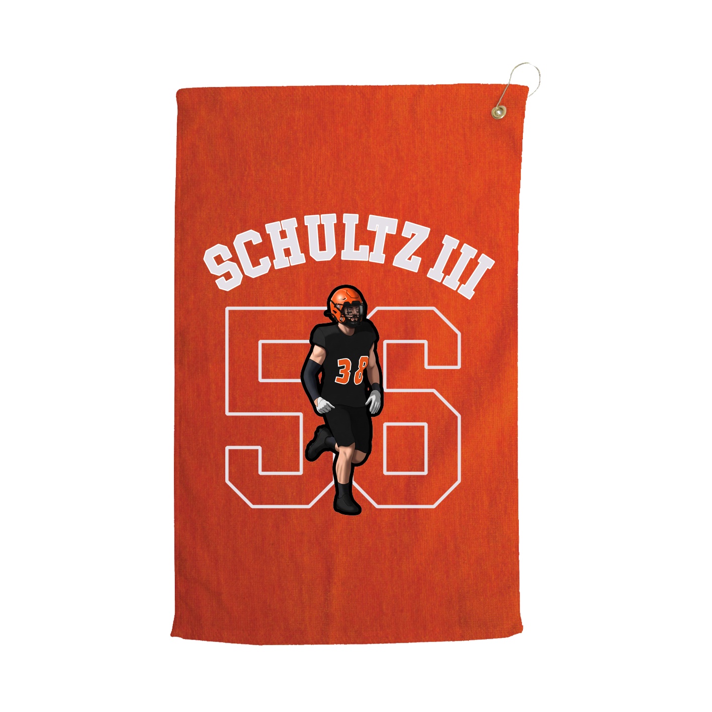 Golf Towel — Shirsey Arch in Orange