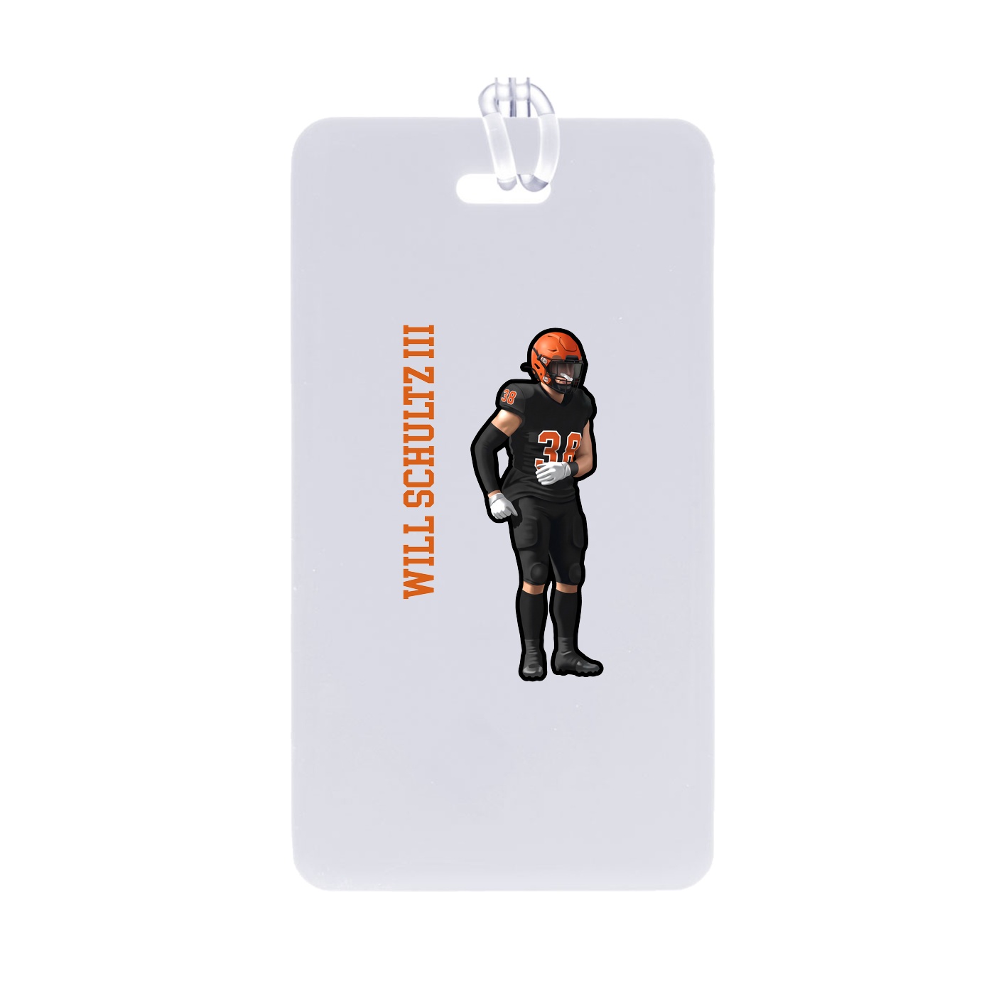 Bag Tag — Name Vertical in Classic