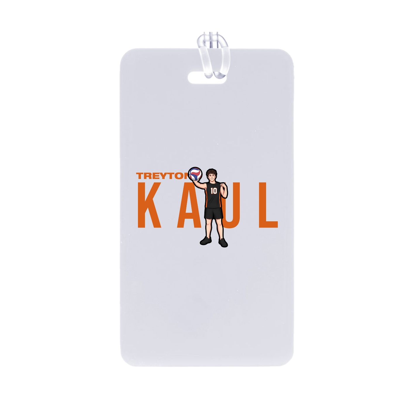 Bag Tag — Player Name in Classic