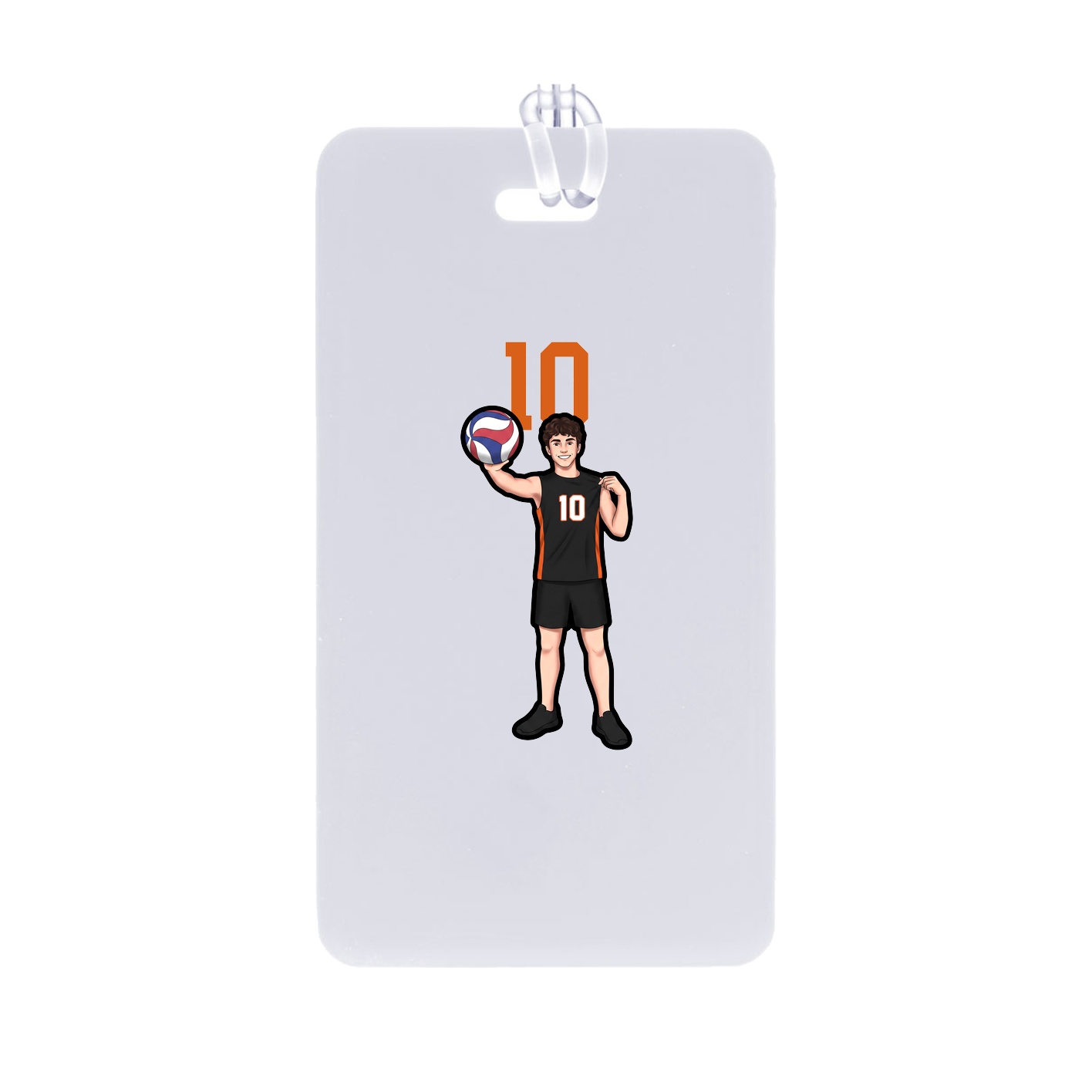 Bag Tag — Number Top in Classic