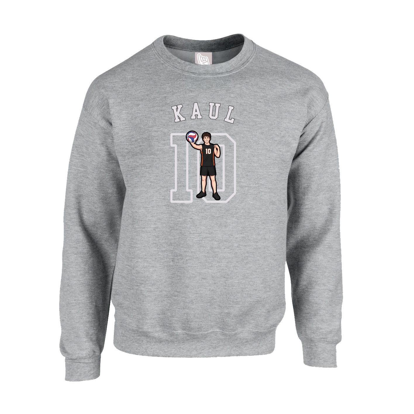 Fleece Crew — Shirsey Arch in Grey