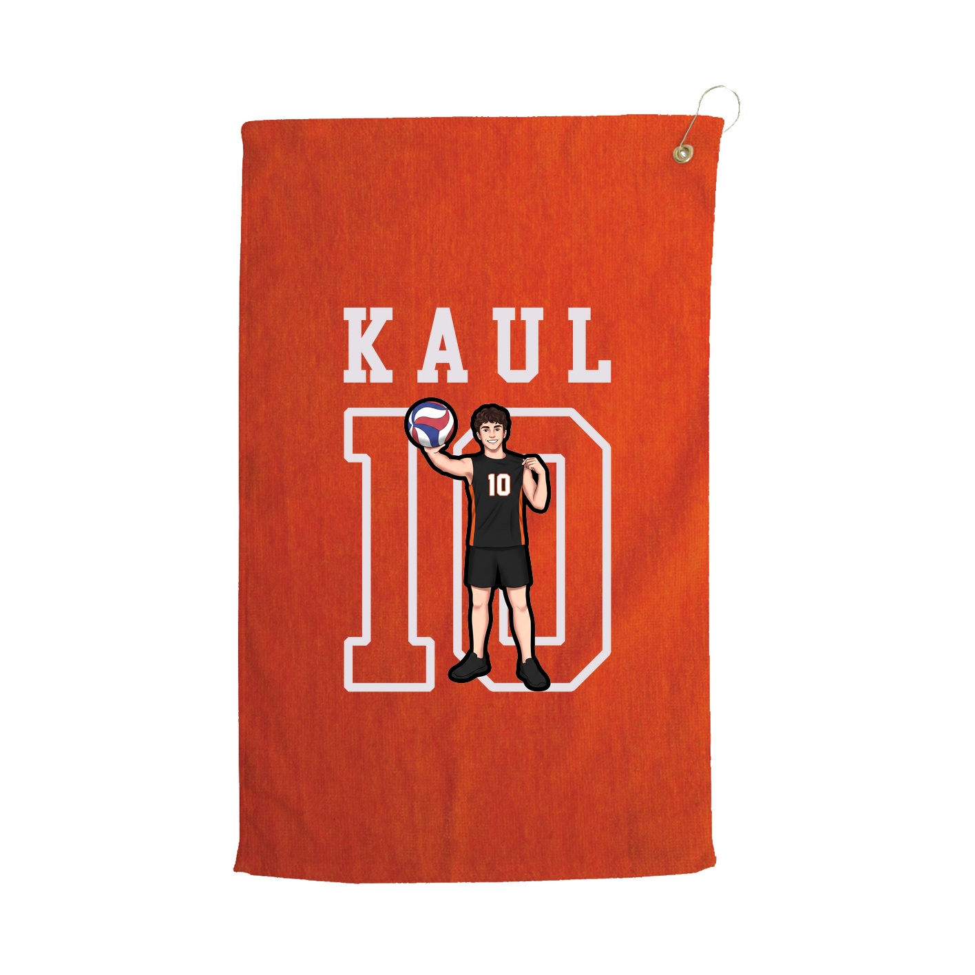 Golf Towel — Shirsey in Orange