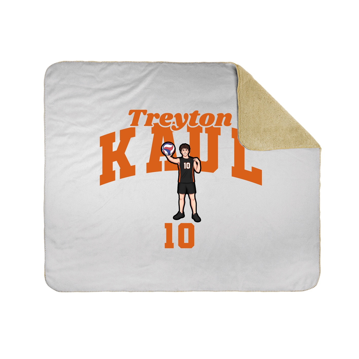 Throw Blanket — Signature Arch in White