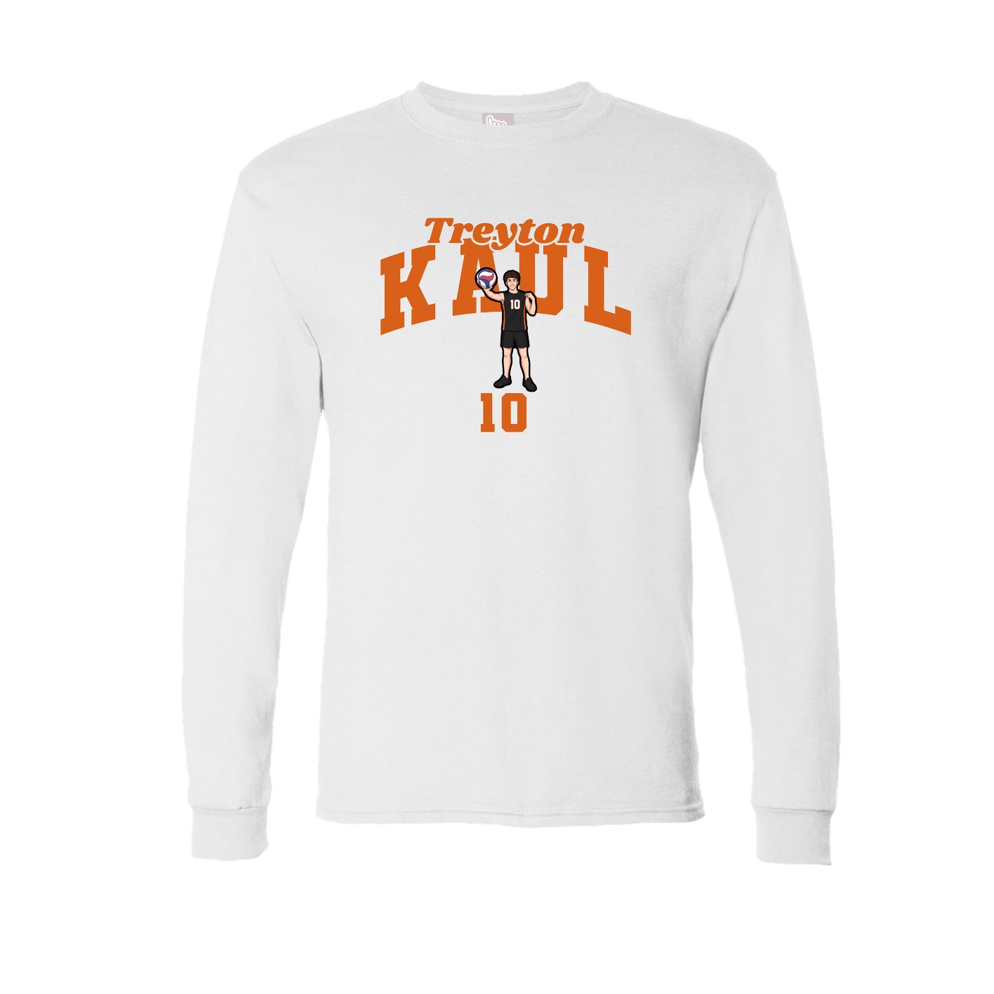 Long Sleeve Tee — Signature Arch in White