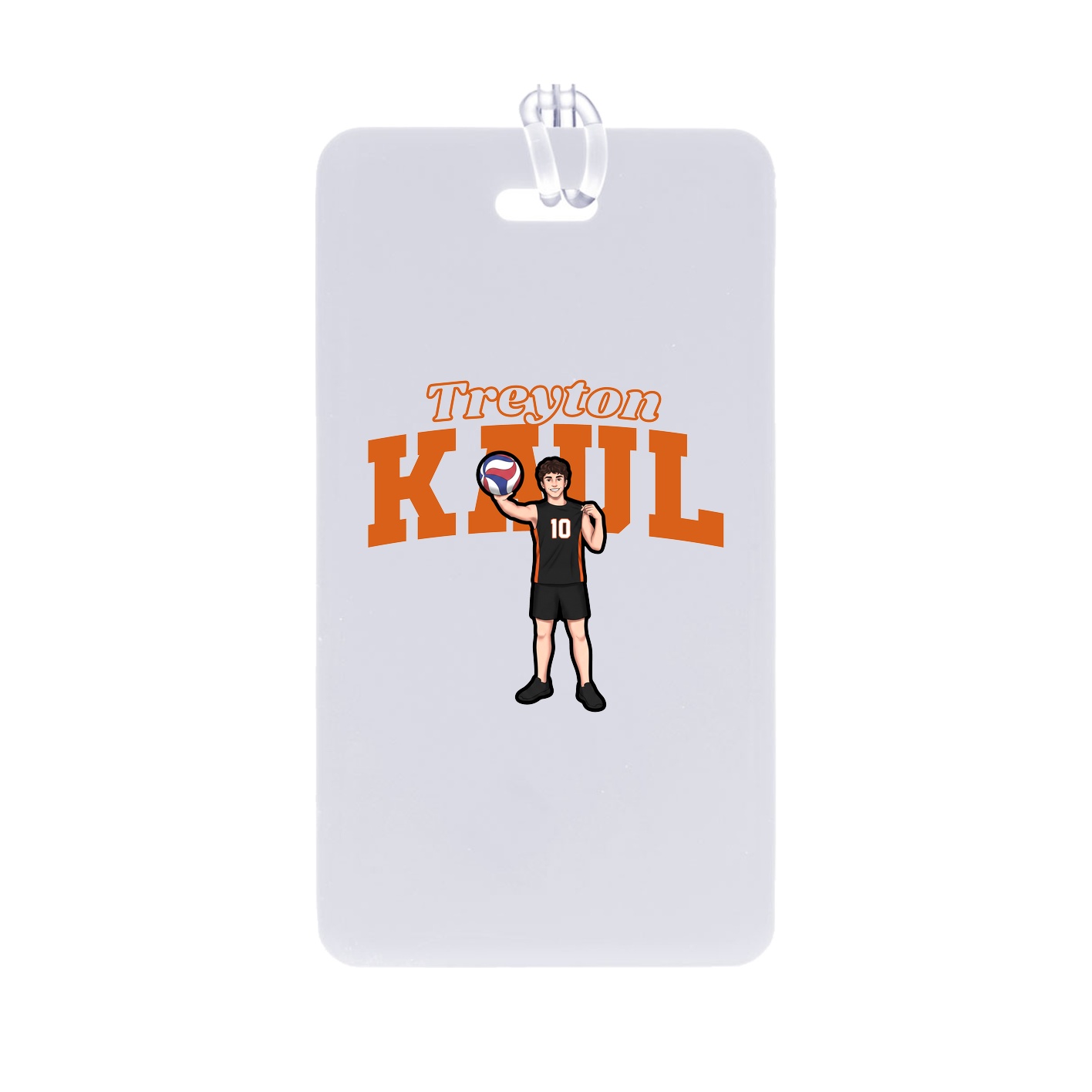 Bag Tag — Name Arch in Classic