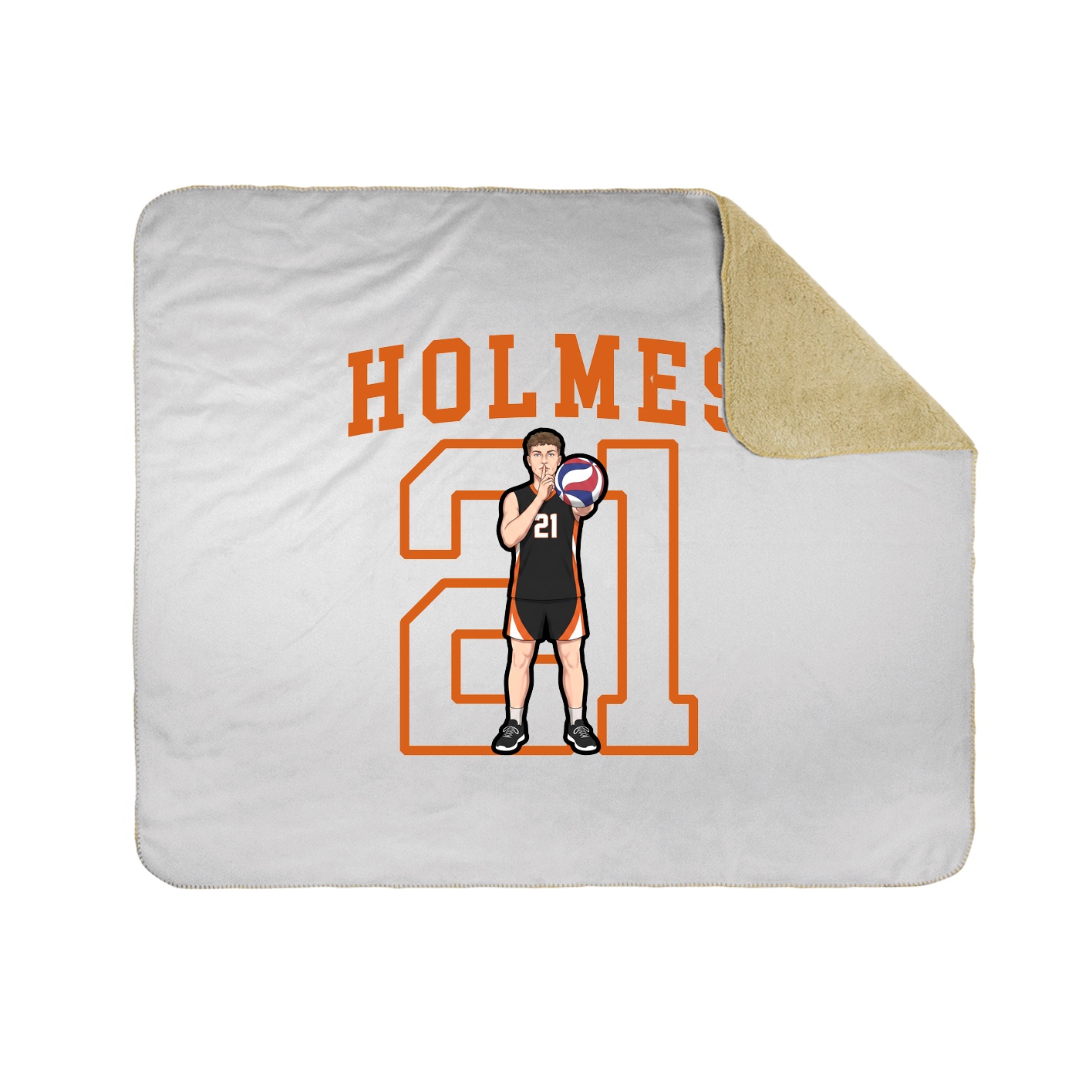Throw Blanket — Shirsey in White