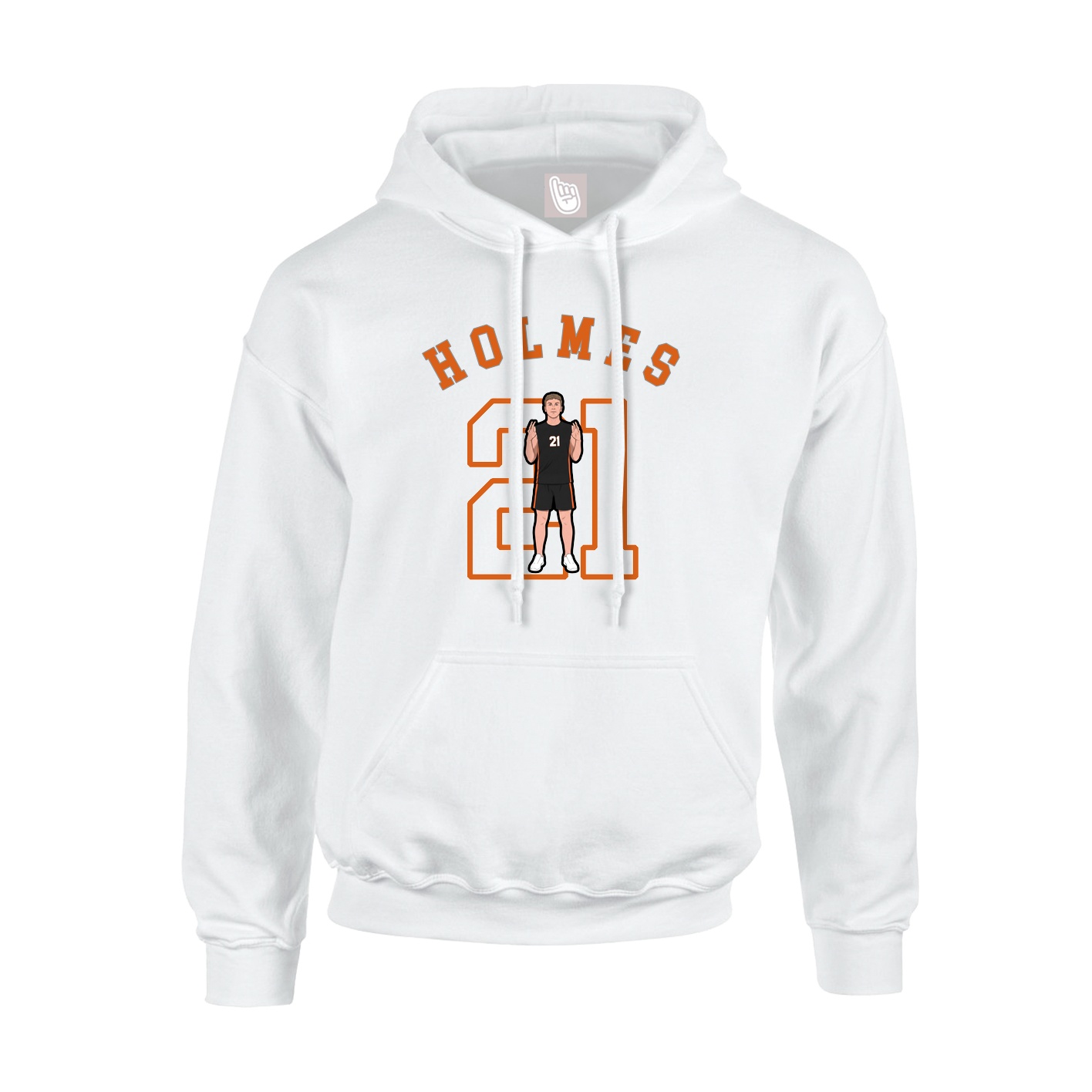 Hoodie — Shirsey Arch in White