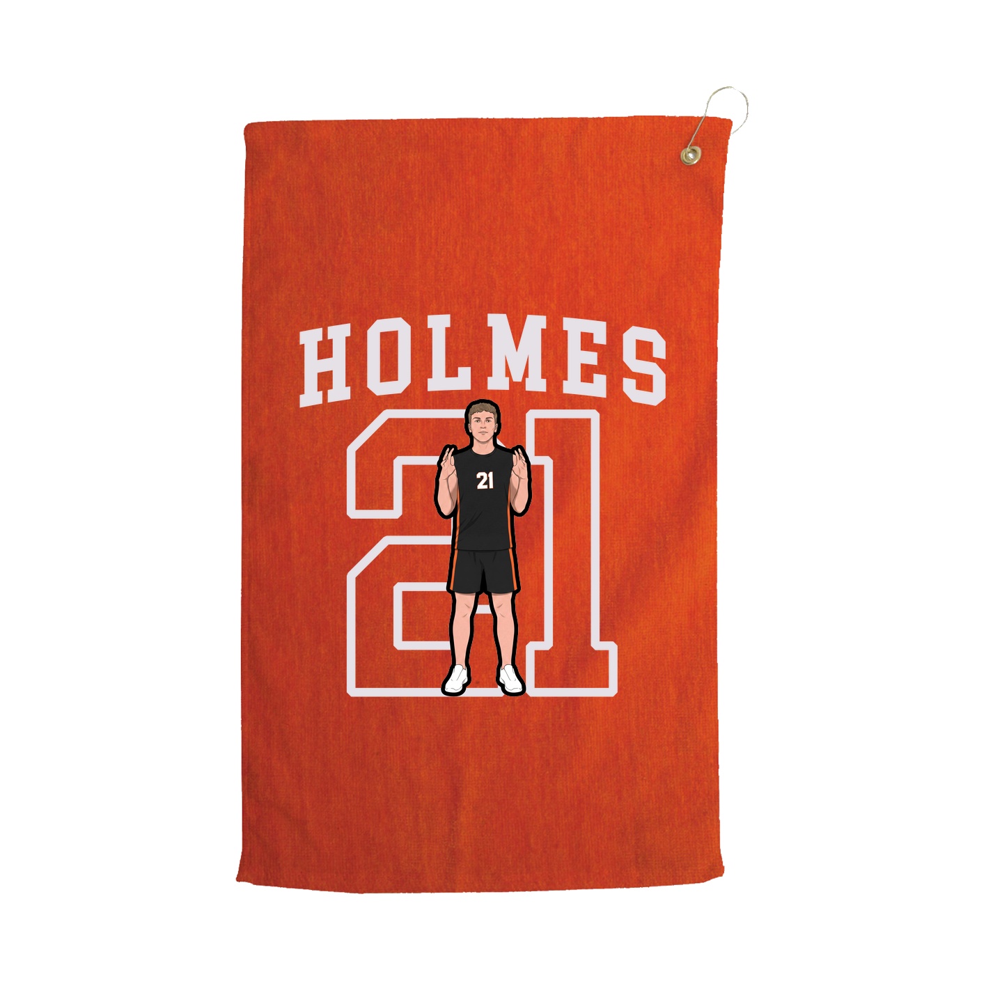 Golf Towel — Shirsey in Orange
