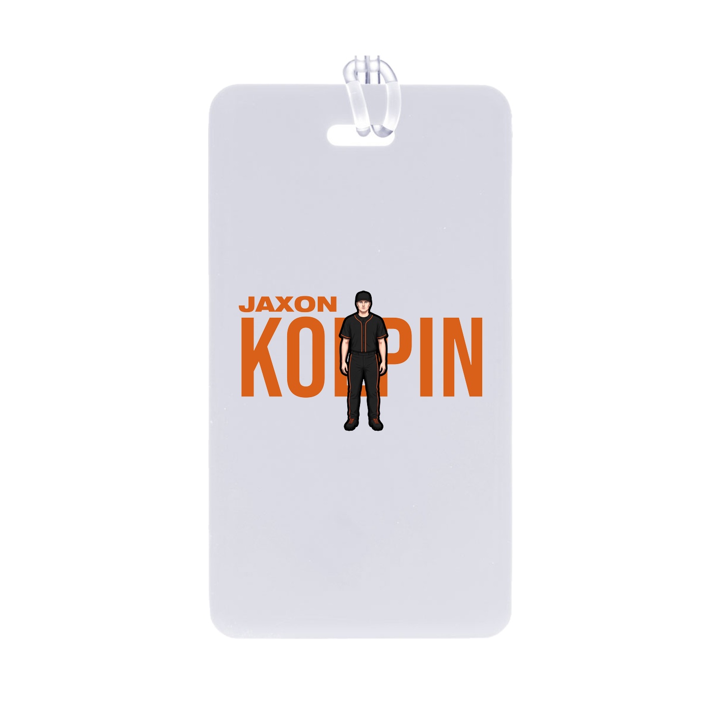 Bag Tag — Player Name in Classic