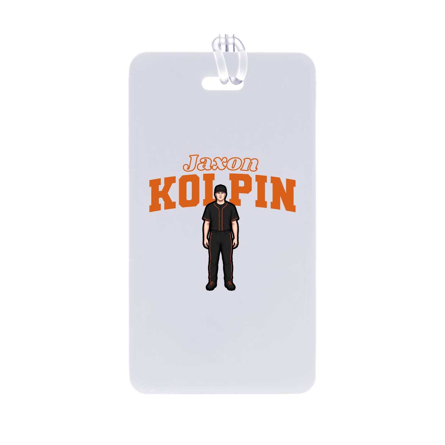 Bag Tag — Name Arch in Classic