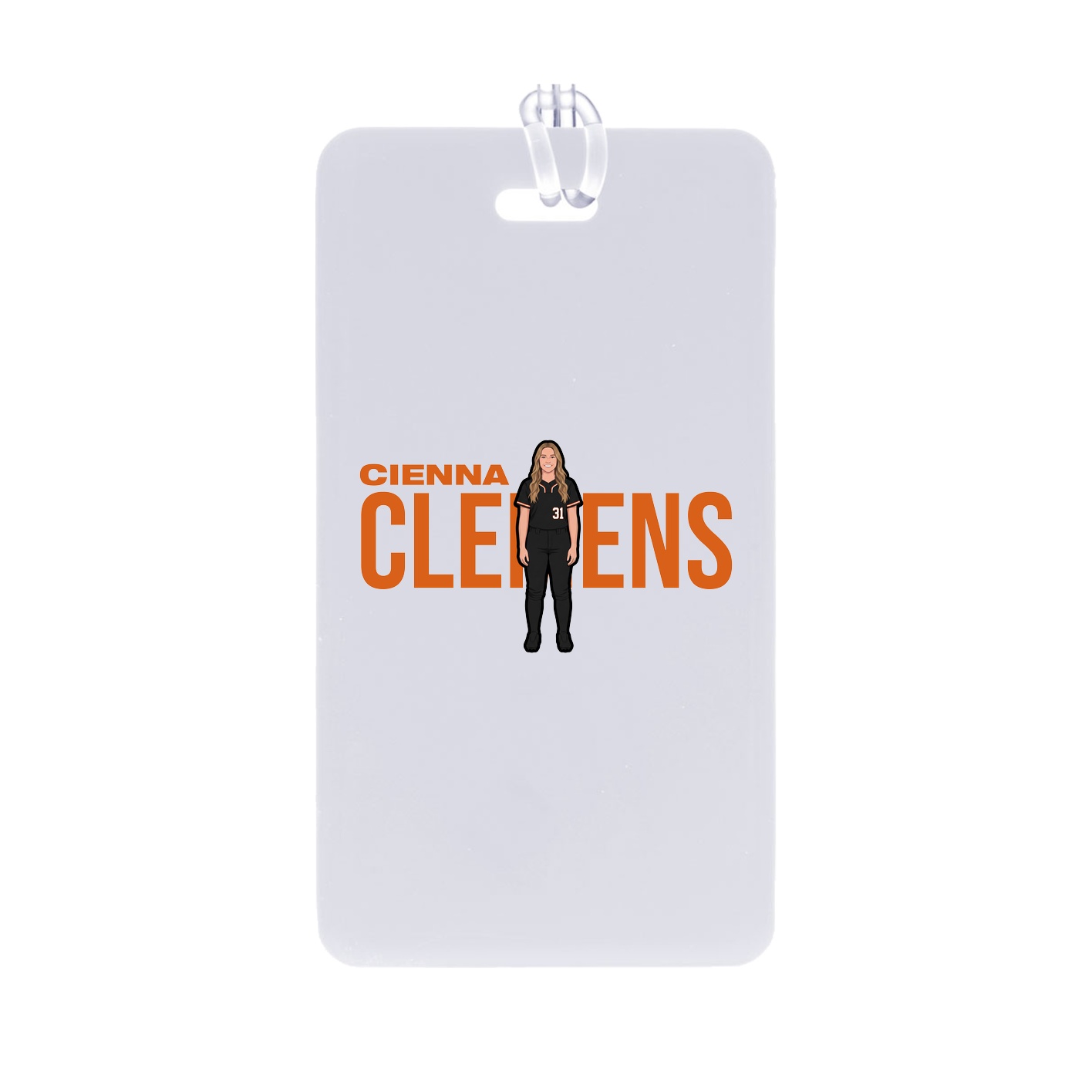 Bag Tag — Player Name in Classic