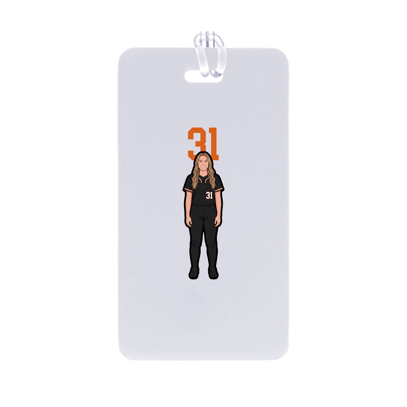 Bag Tag — Number Top in Classic