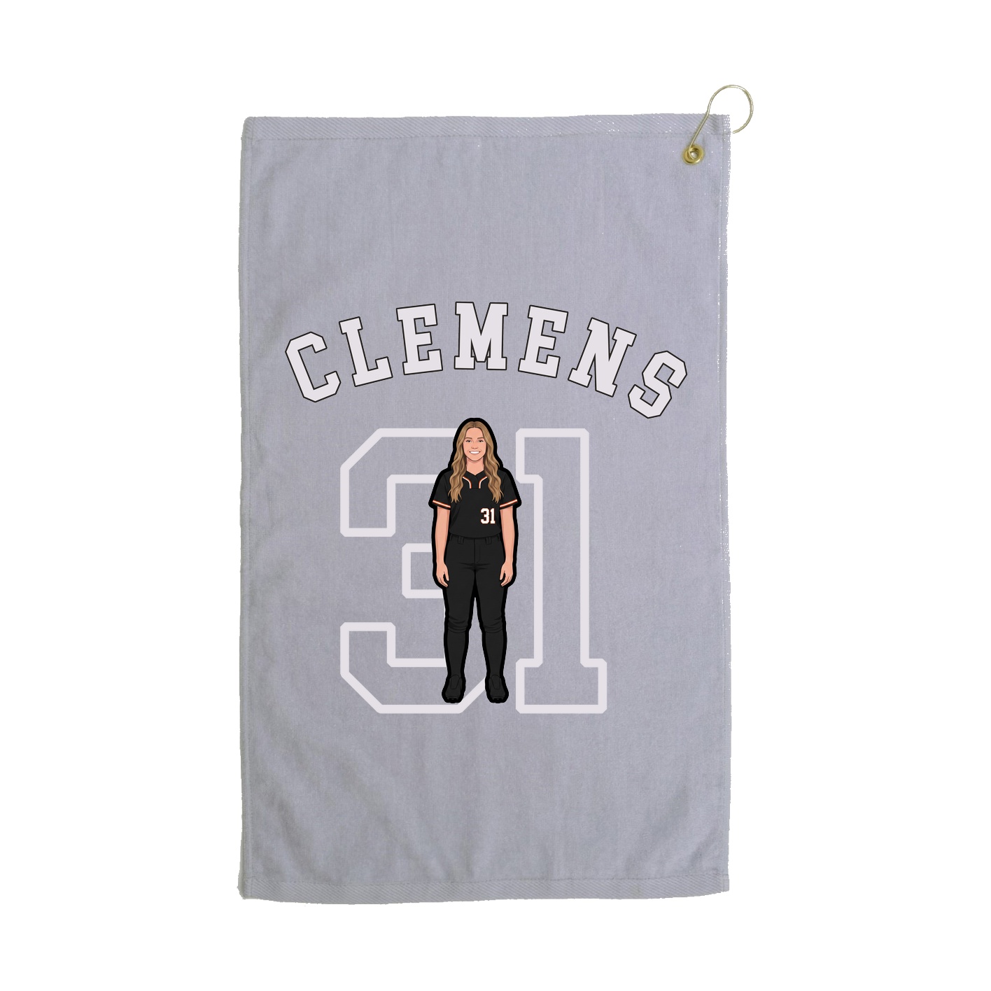 Golf Towel — Shirsey Arch in Grey