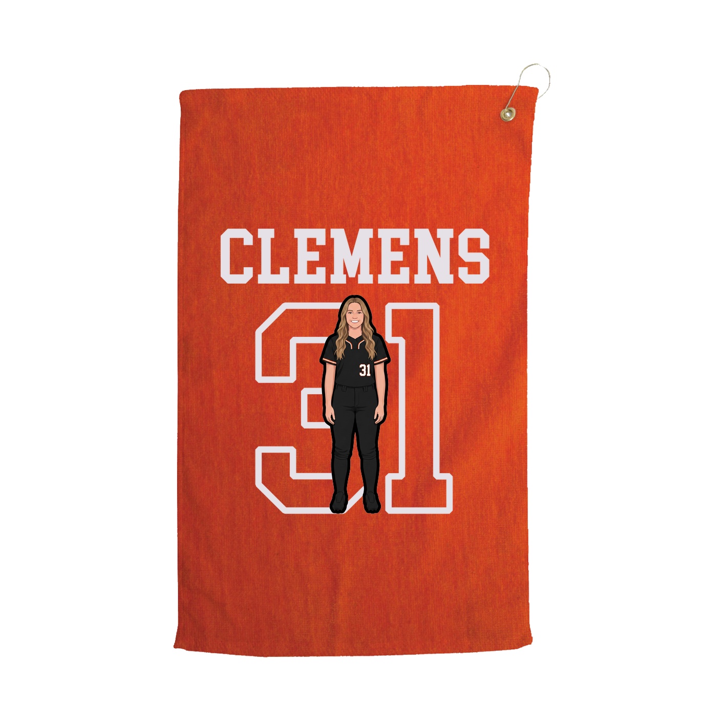 Golf Towel — Shirsey in Orange