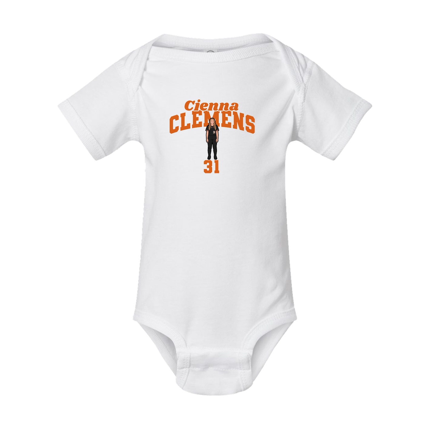 Baby Onesie — Signature Arch in White