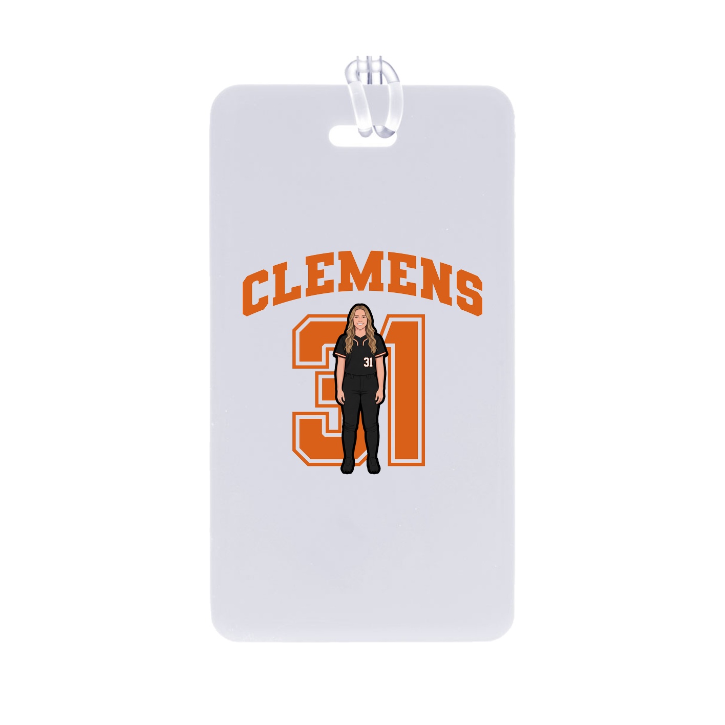 Bag Tag — Number in Classic