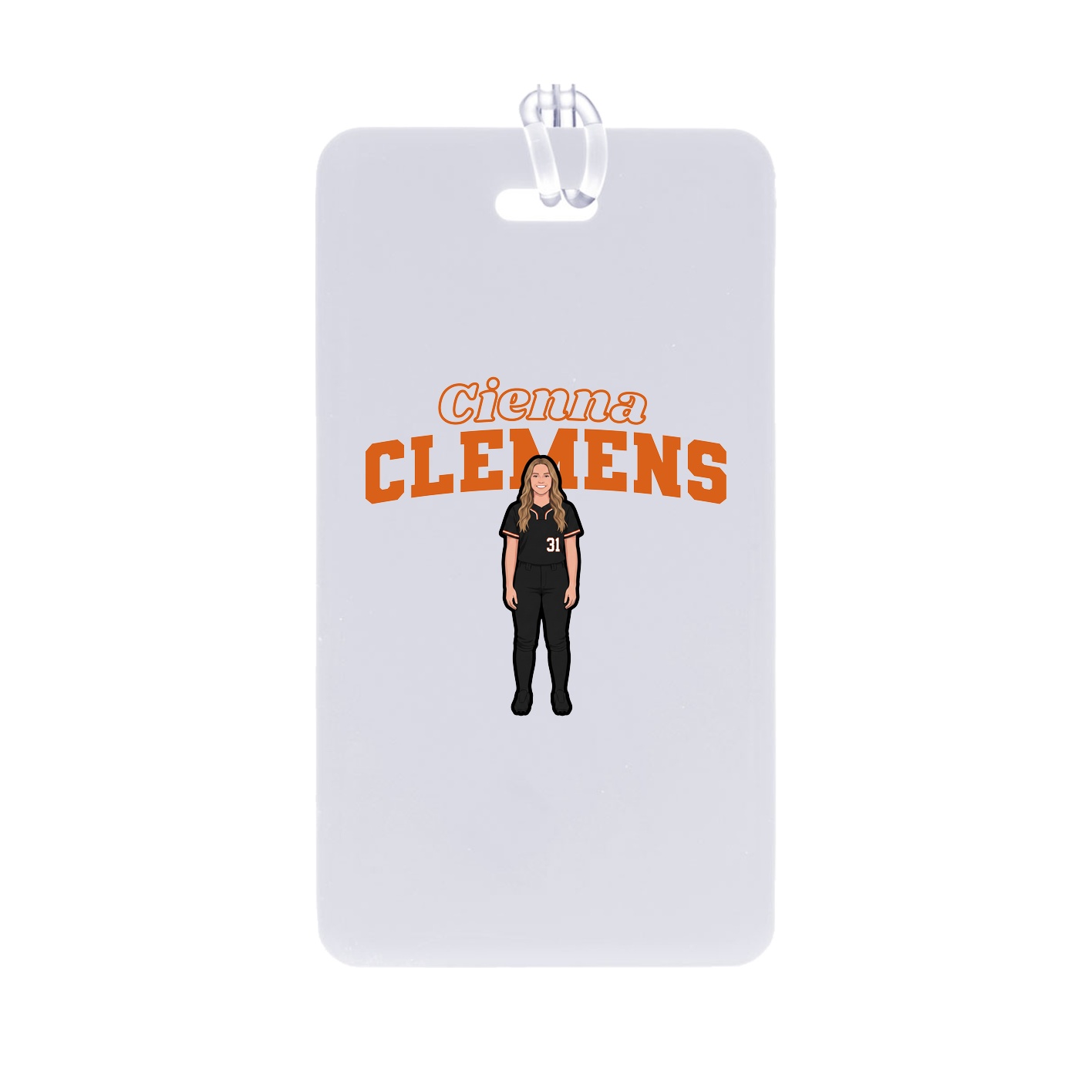 Bag Tag — Name Arch in Classic