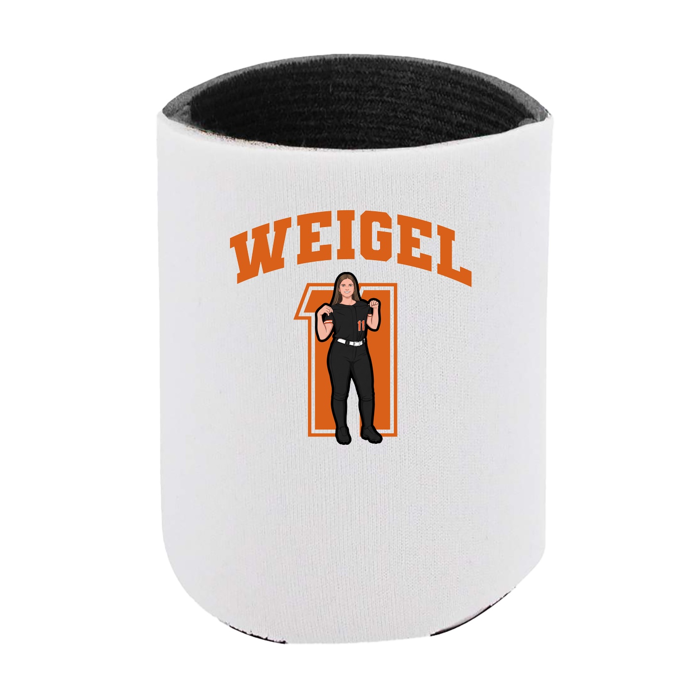 Can Holder — Number in White