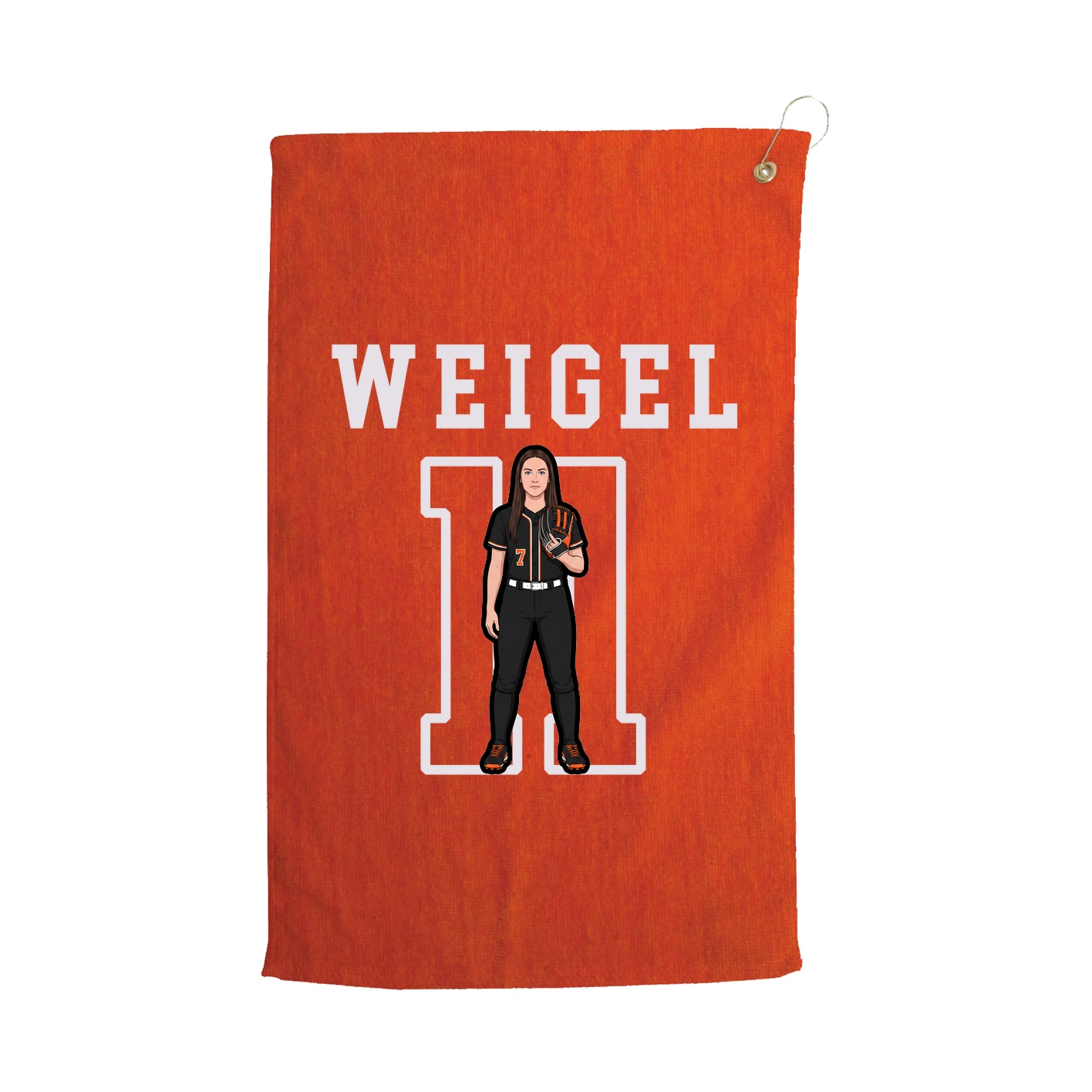 Golf Towel — Shirsey in Orange
