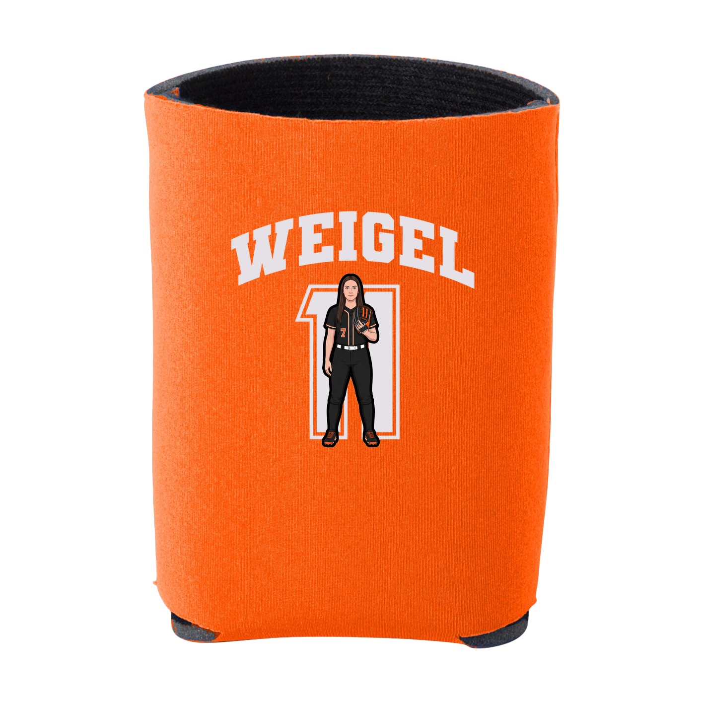 Can Holder — Number in Orange